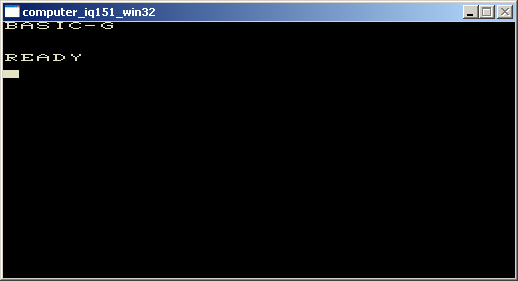 - System (BASIC-G) (IQ-151)